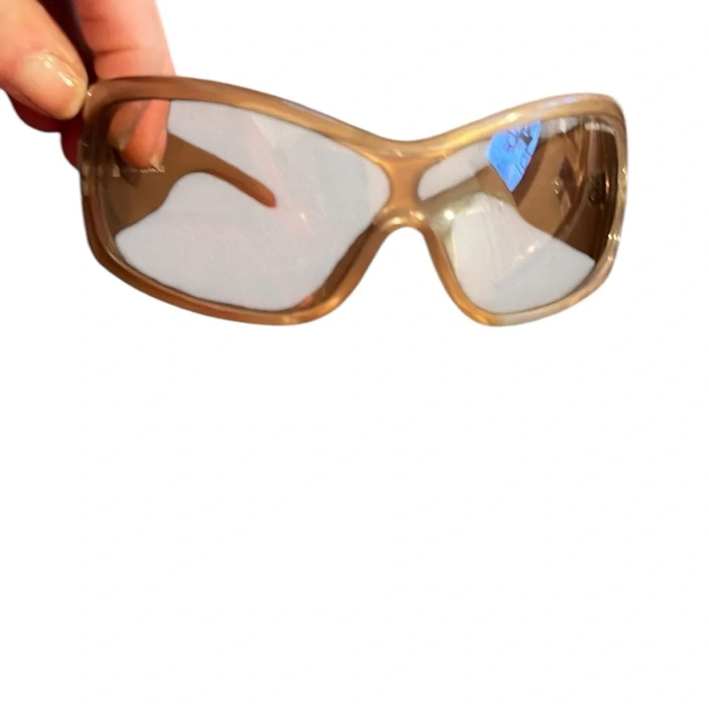 Armani Exchange gold sheild sunglasses